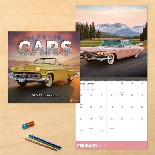 2023 Classic Cars Wall Calendar Michaels